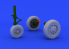Eduard 648176 F-104 undercarriage wheels early 1/48 (Hasegawa)